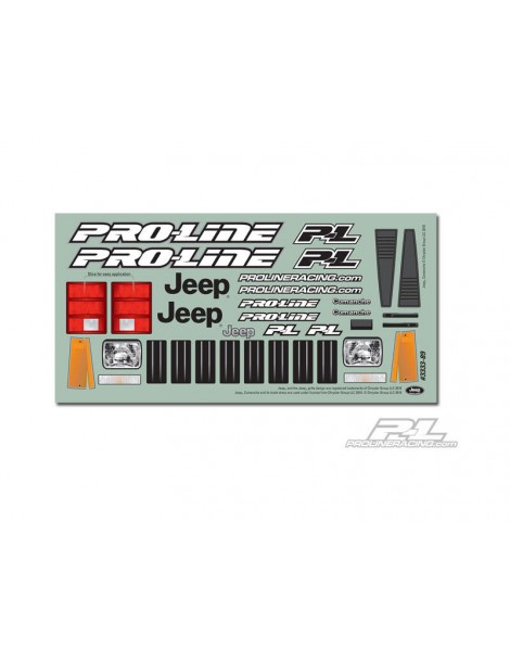 Pro-Line Body 1/10 Jeep Comanche Full Bed: Crawlers 313mm