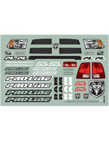 Pro-Line Body 1/10 Dodge RAM 1500: Crawlers 313mm
