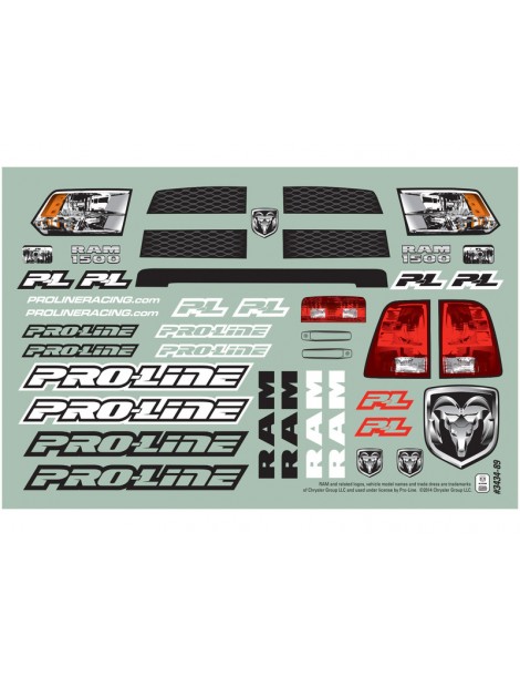 Pro-Line Body 1/10 Dodge RAM 1500: Crawlers 313mm