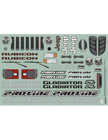 Pro-Line Body 1/10 Jeep Gladiator Rubicon
