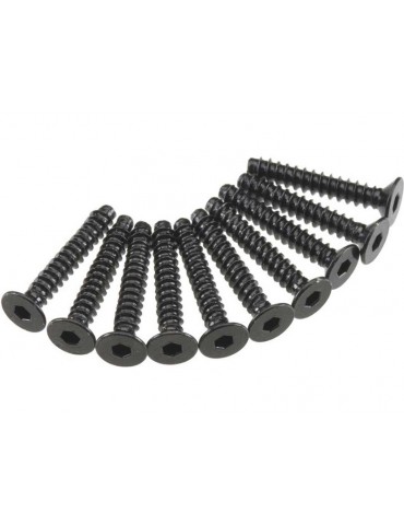 Axial Screw Self Tapping Hex Socket 3x18mm FH (10)