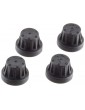 Axial Hub Cover Set Black (4)