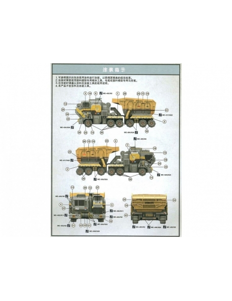 Meng Model - The Wandering Earth CN373 Cargo Truck Iron Ore Truck, MMS-006