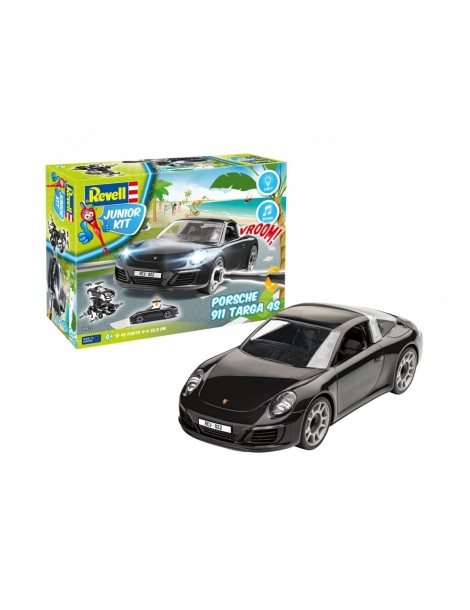 Revell - JUNIOR KIT Porsche 911 Targa 4S, 1/20, 00822