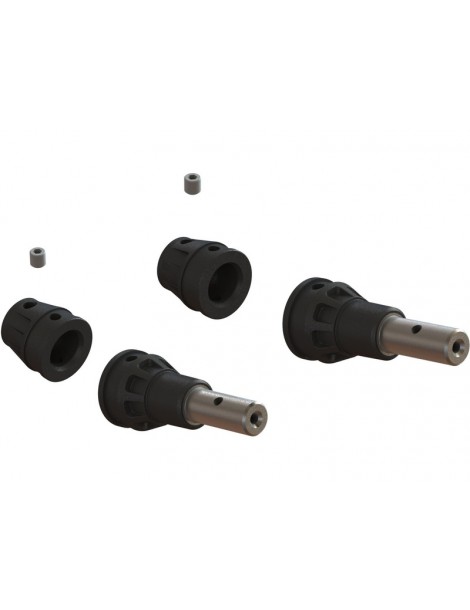 Arrma CVD Driveshaft Diff Outdrives & Wheel Axles (2)
