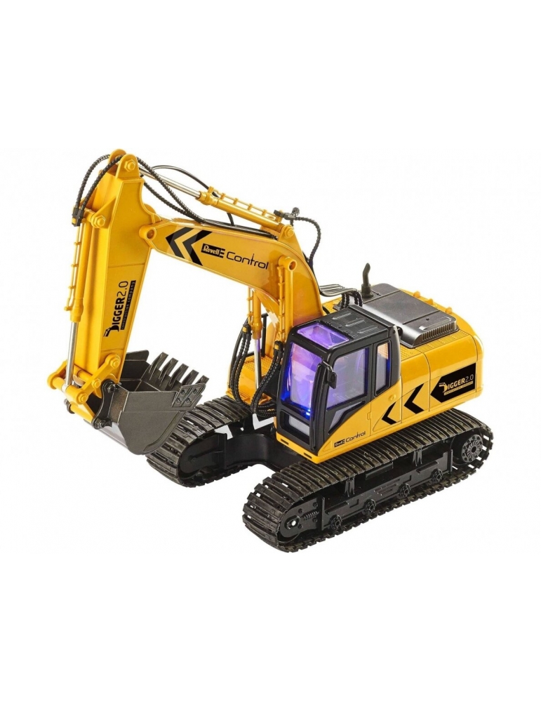 Revell - Radijo bangomis valdomas RC Digger 2.0 Ekskavatorius, 24924