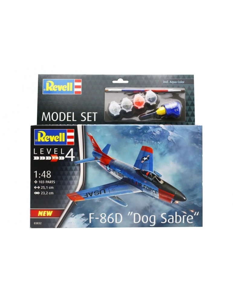 REVELL 03832 U.S AIRFORCE F-86D DOG SABRE 1/48 SCALE AIRCRAFT PLASTIC