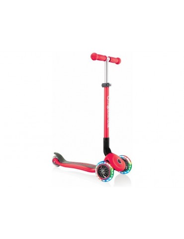 Globber - Scooter Primo Foldable Lights Red