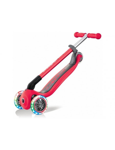 Globber - Scooter Primo Foldable Lights Red
