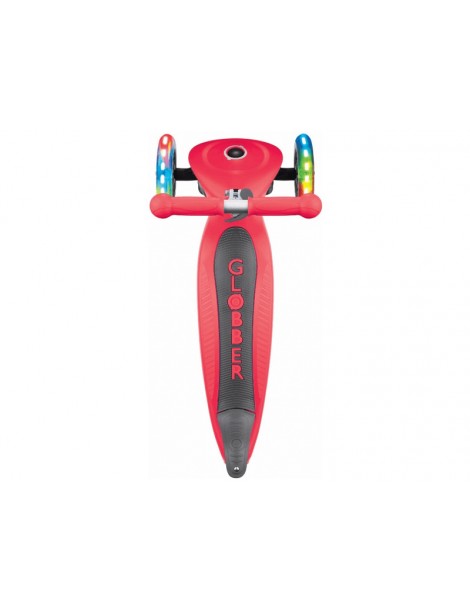 Globber - Scooter Primo Foldable Lights Red