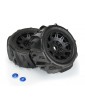 Pro-Line Wheels 5.7", Dumont Sand/Snow Tire, Raid H24 Wheel (2)