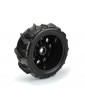 Pro-Line Wheels 5.7", Dumont Sand/Snow Tire, Raid H24 Wheel (2)