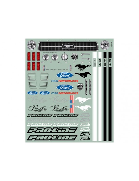Pro-Line Body 1/10 1967 Ford Mustang: Drag Car