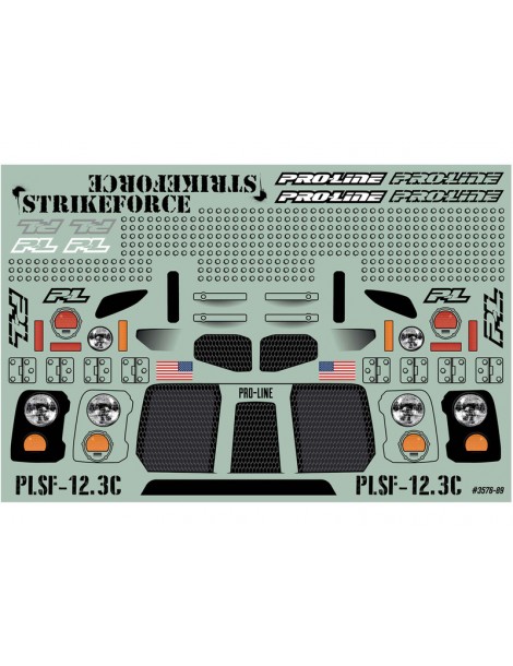 Pro-Line Body 1/10 Strikeforce: Crawlers 313mm