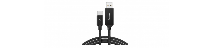 USB duomenų perdavimo kabeliai