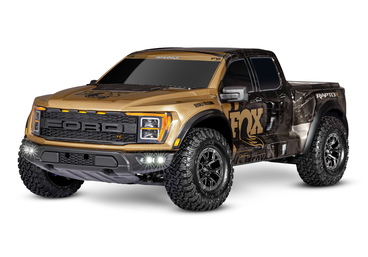 Traxxas Ford Raptor R 4X4 FOX SE RC modelis 1:8 su 4S brushless sistema