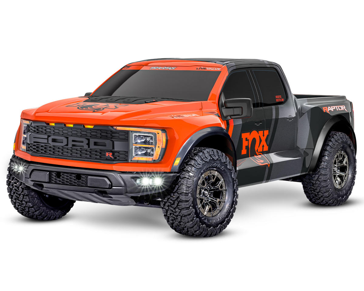 Traxxas Ford Raptor R 4X4 FOX2 RC modelis 1:8 su 4S brushless sistema